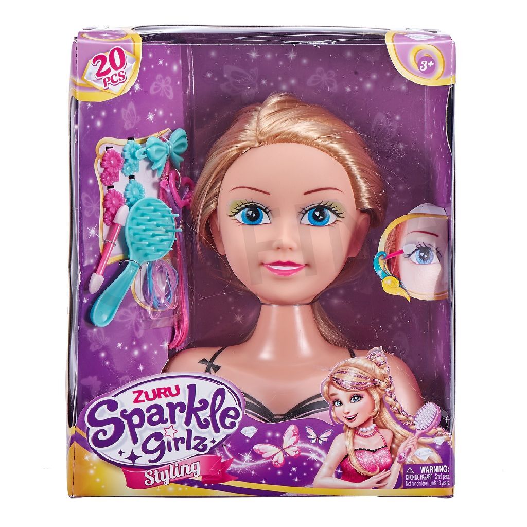Zuru sparkle girlz hairstyle with hair accessories