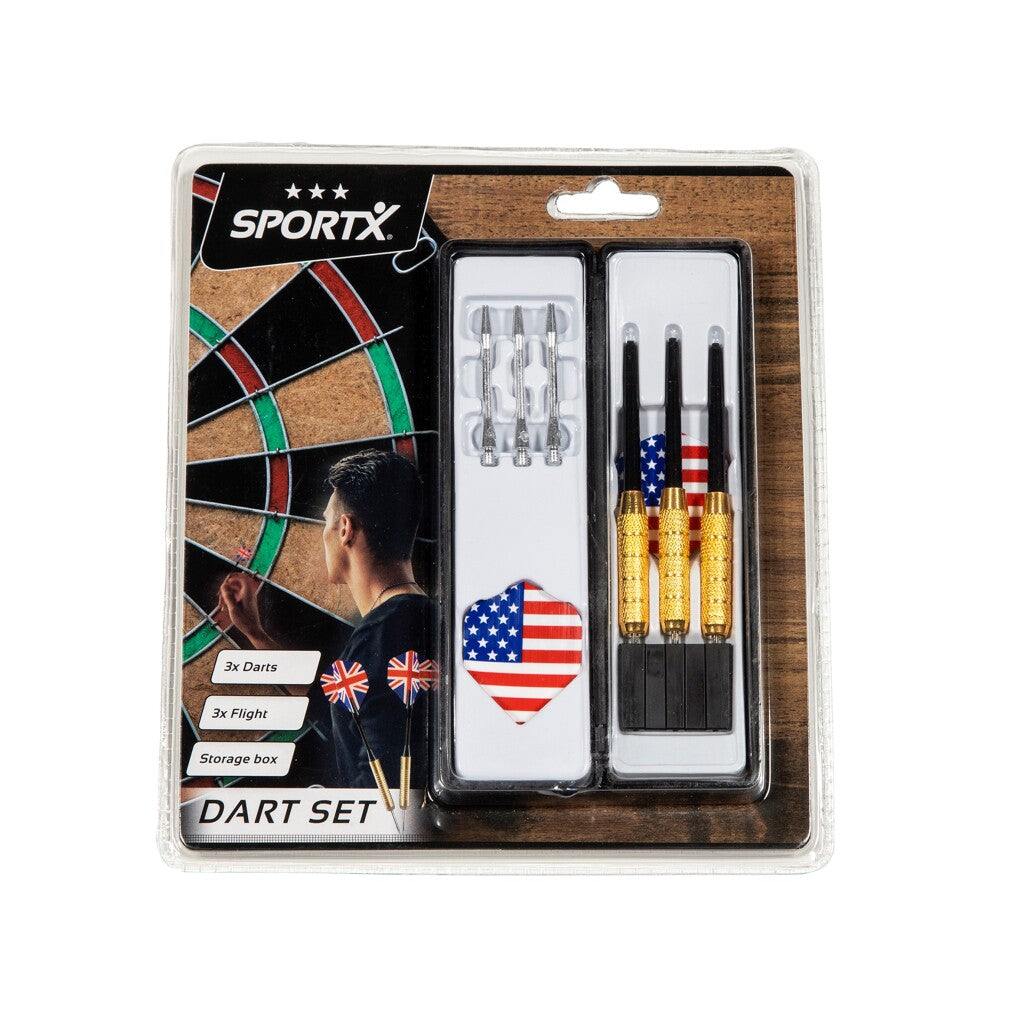 Sportx Dartset in Aufbewahrungsbox