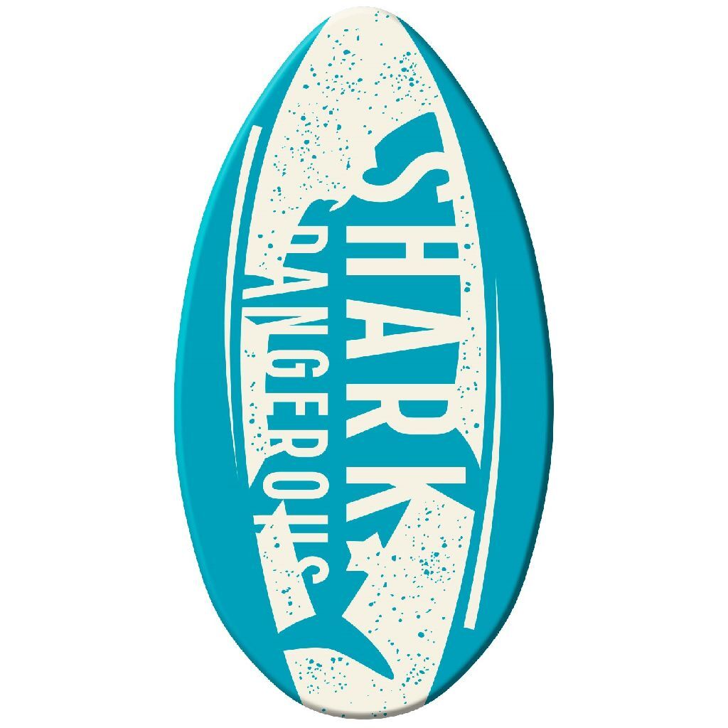 Sportx skimboard de madera tiburón 94 cm