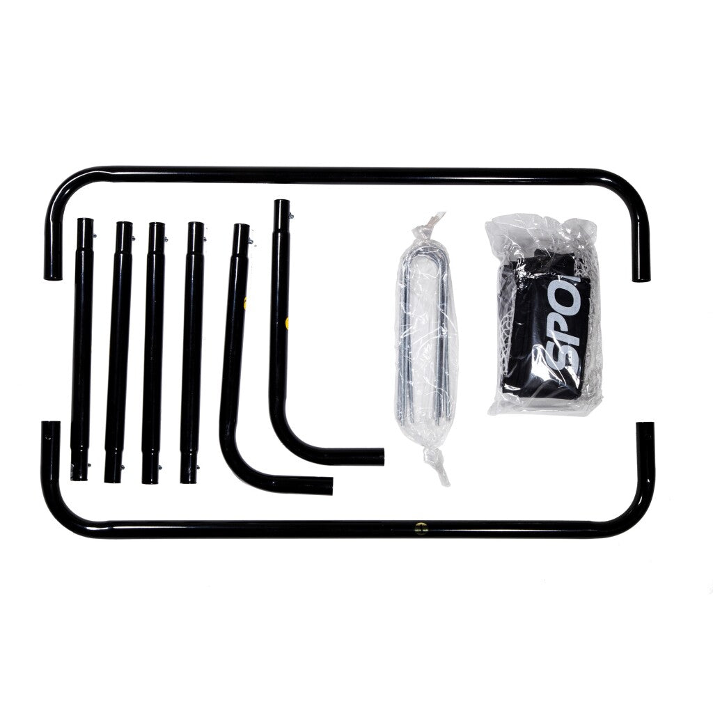 Sportx Metall-Fußballtore 78x56x45 cm 2 Stück schwarz