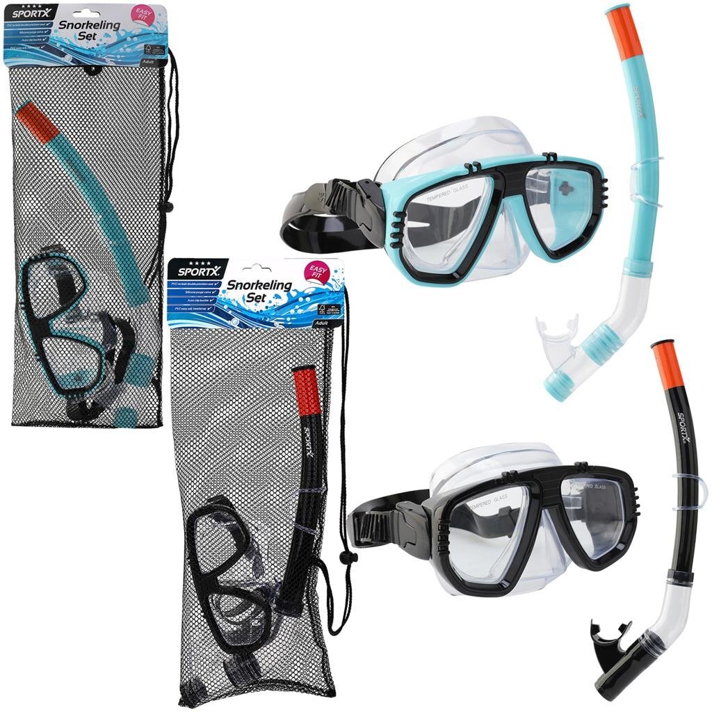 Sportx adult snorkel set 4 stars assorted