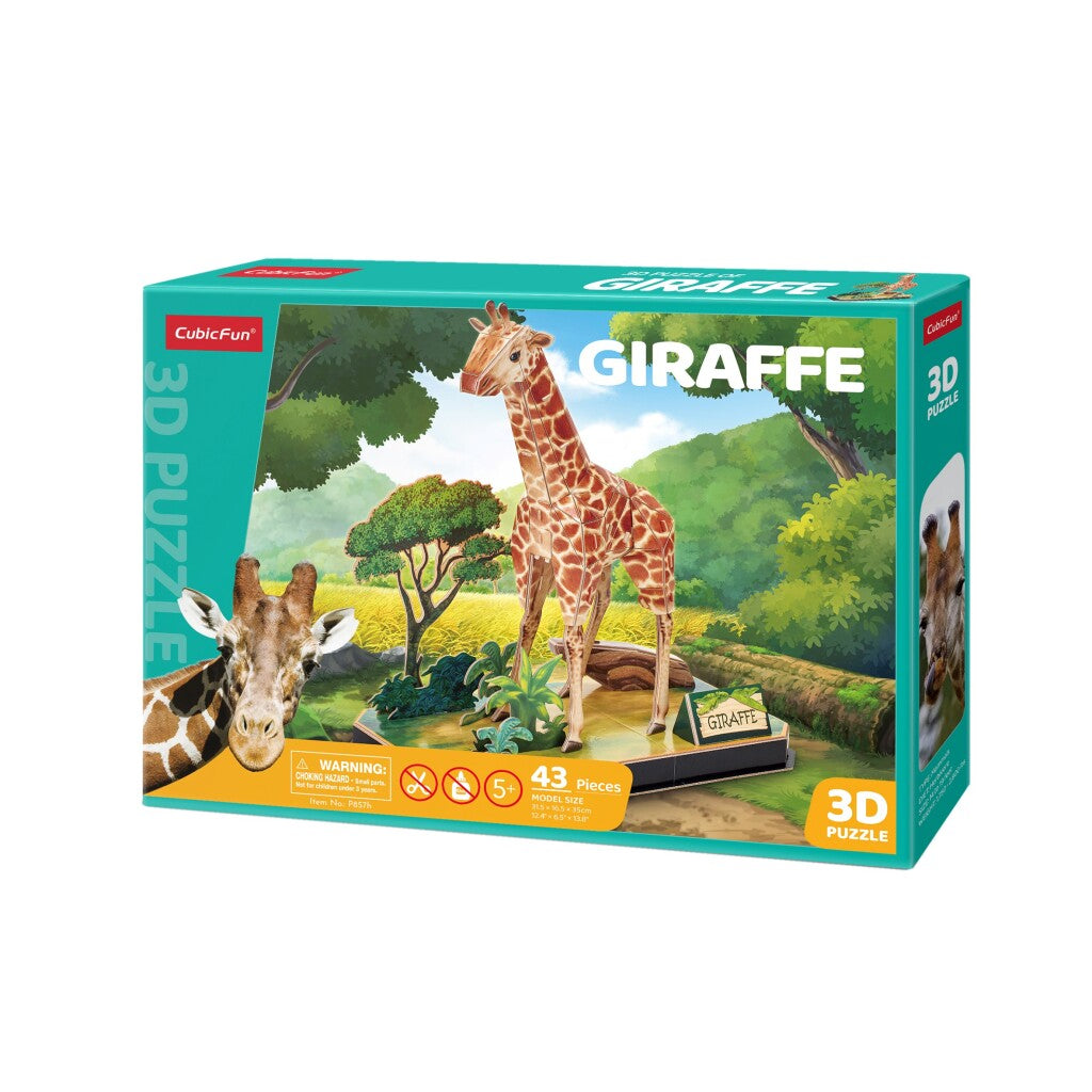 Kubikfun 3D -Puzzle -Giraffe 43 Teile