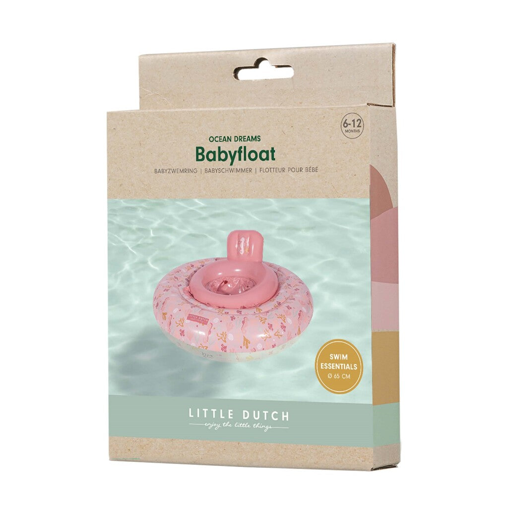 Kleine niederländische Ozeanträume Babyfloat 67 cm rosa