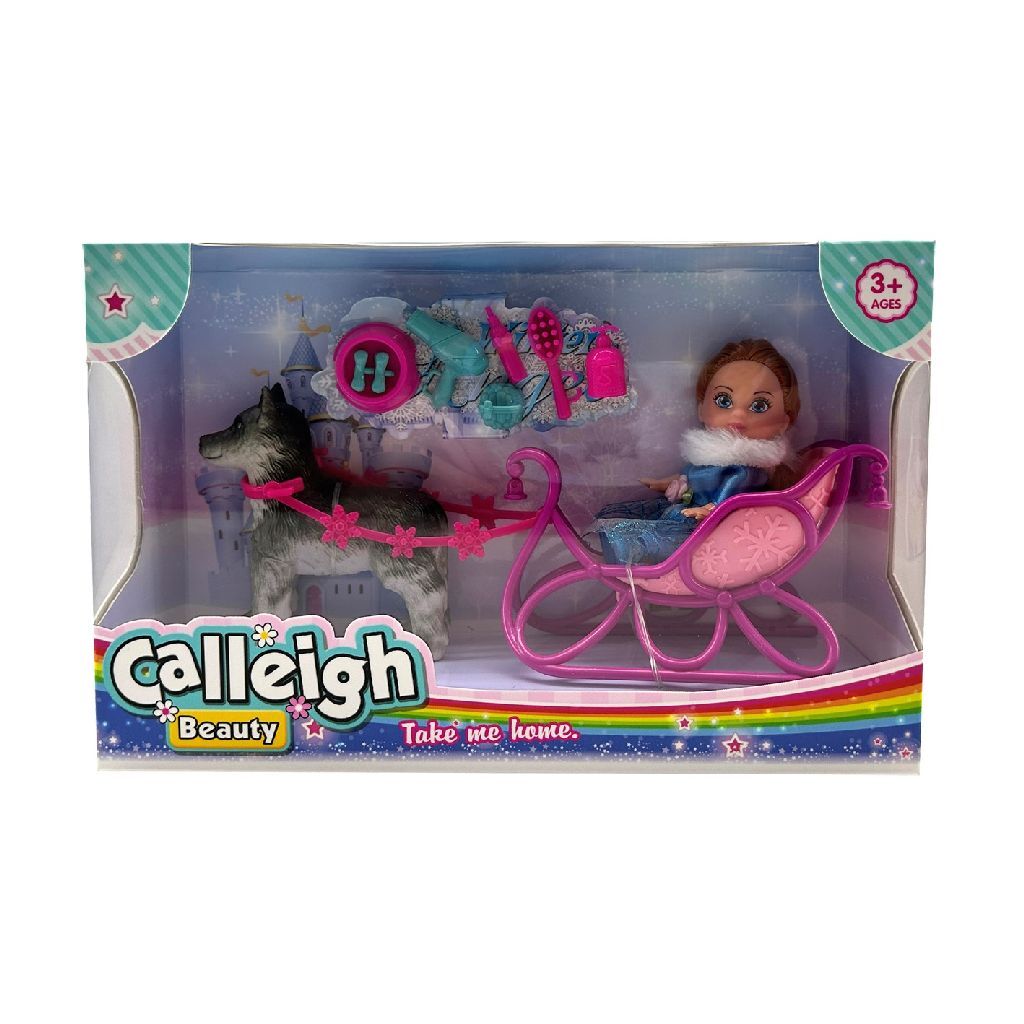 Other brands Calleigh dog sled play set