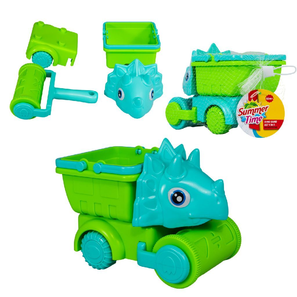 Summertime Dino Sand Set 4in1 Olika färger