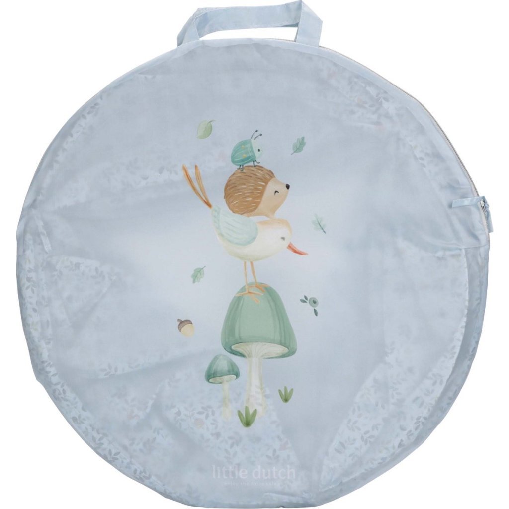 Little Dutch Forest Friends Krabbeltunnel 180x46 cm blau