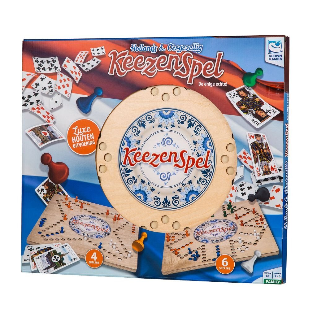 Clown games wooden keezen game