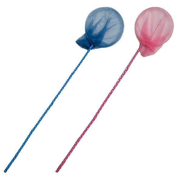 Grundläggande bambu landningsnät+dot 90 cm 2ass