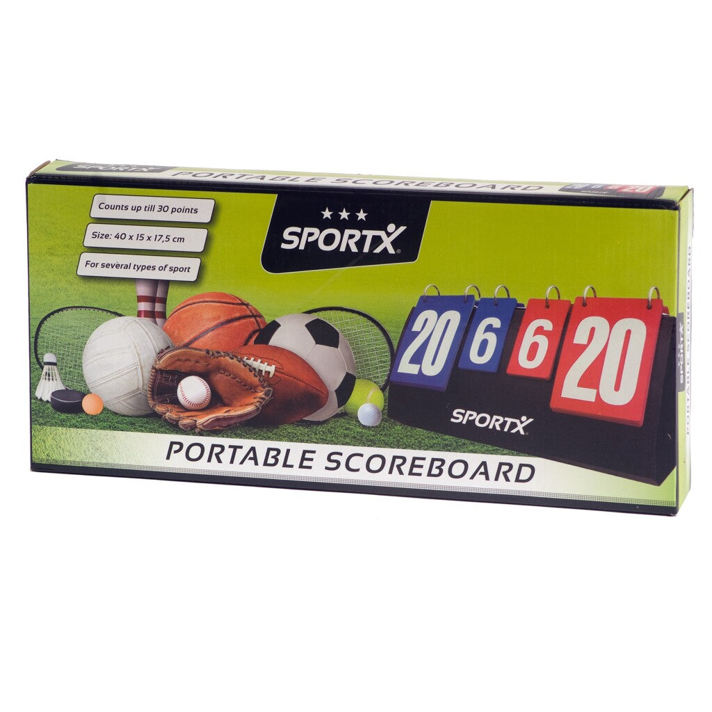 Tableau d'affichage portable Sportx jusqu'à 30 points