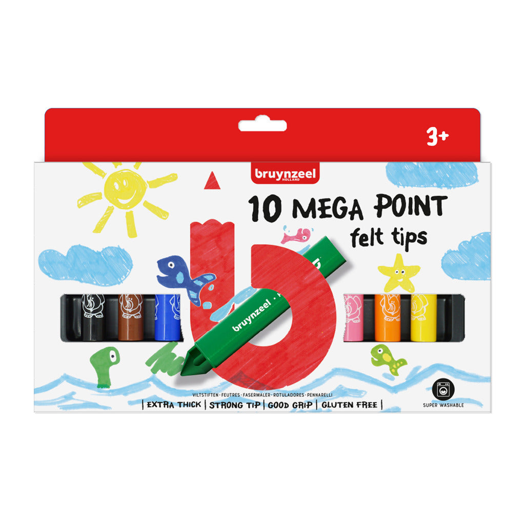 Bruynzeel Kids Mega huopakynät, 10 kpl.