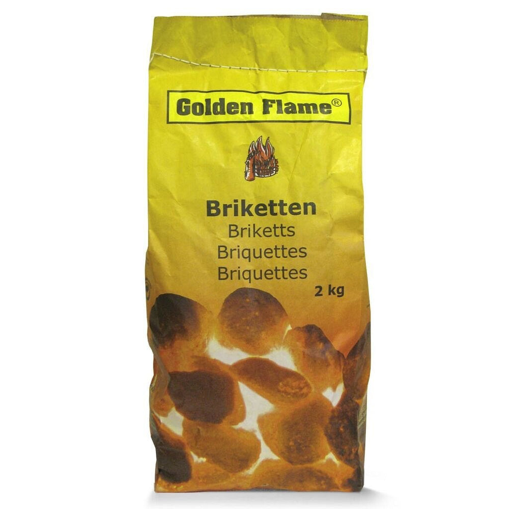 Briquettes de carbón de fuego dorado 2 kg