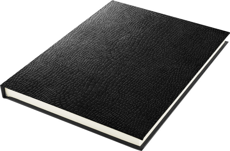 Kangaro k-5320 sketchbook a5 cream 120gr blank paper, 140 pages hard cover black