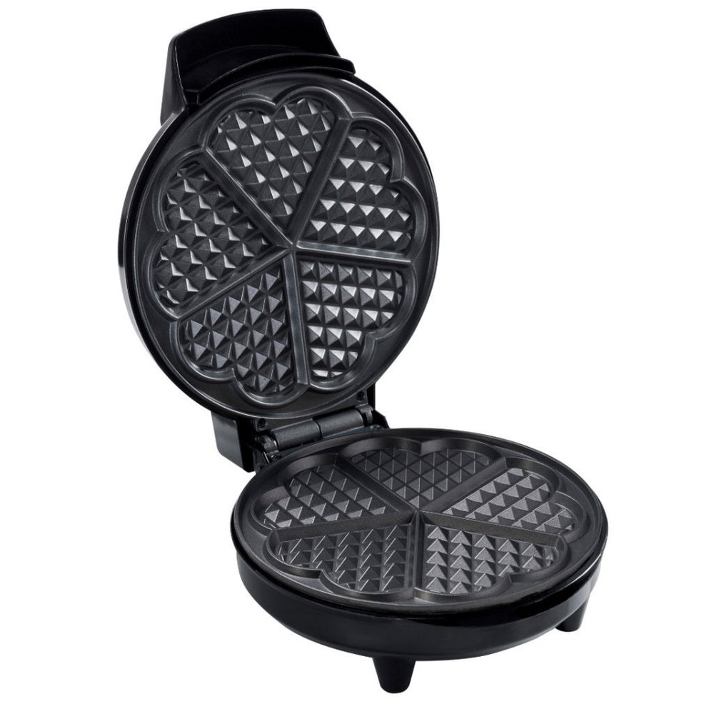 Bestron awm700co waffle iron hearts 700w copper black