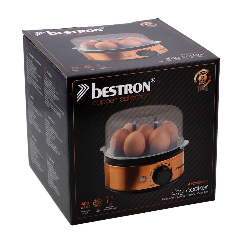 Bestron aec2000co egg boiler copper black