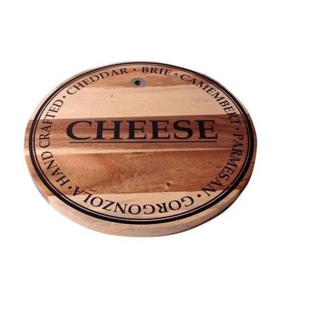 Houten serveerplank kaasplank ø28x1,8cm