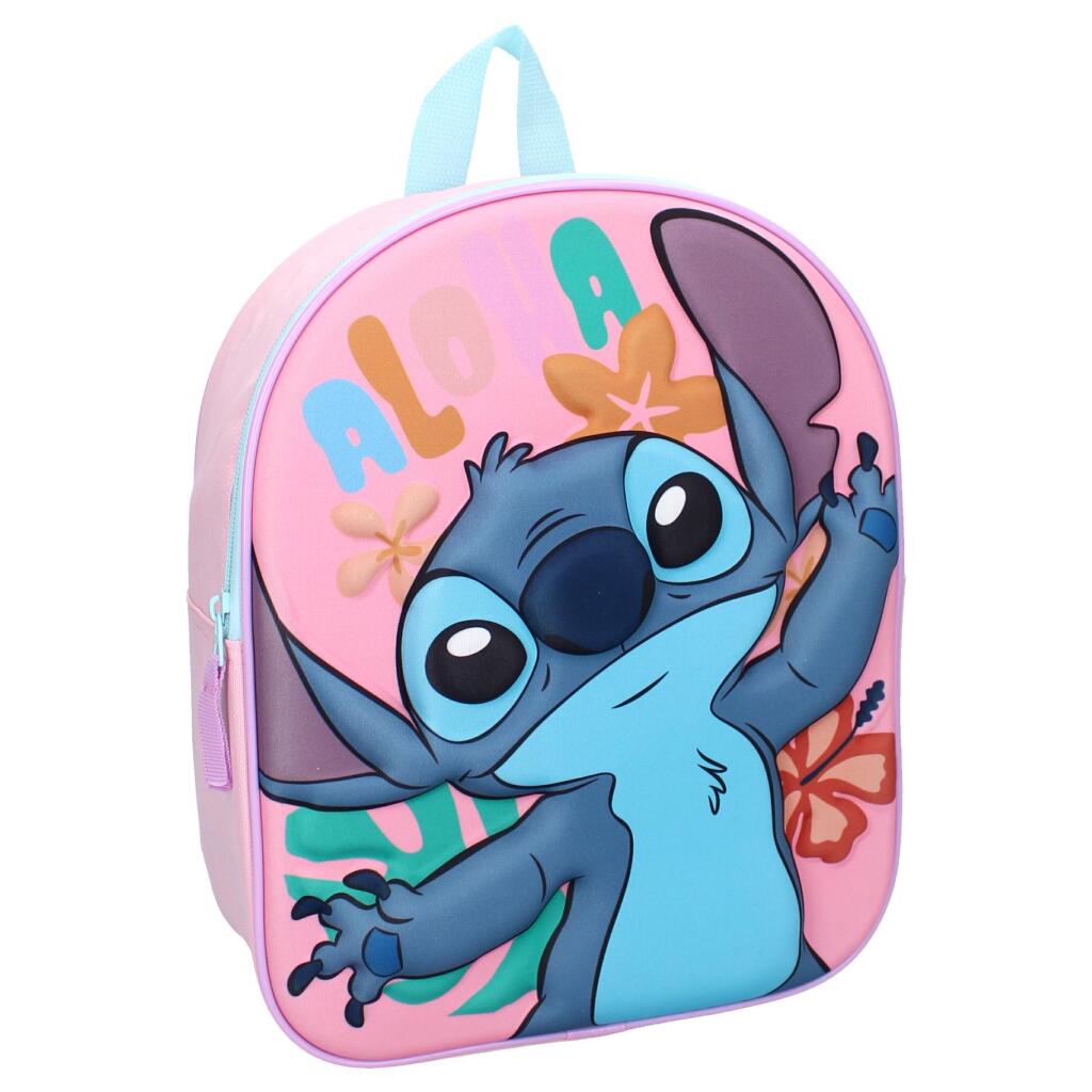 Mochila disney stitch Simply especial 3D rosa