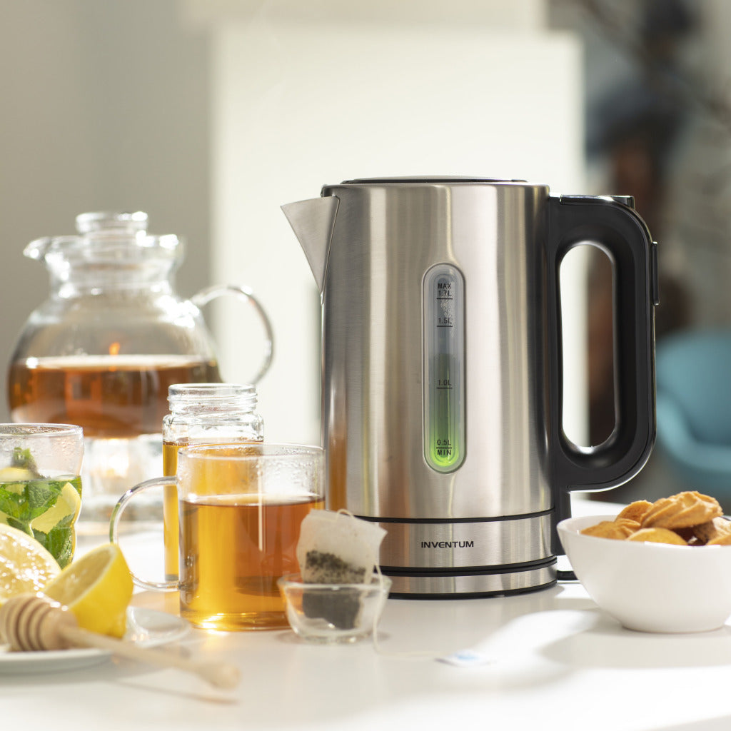 Inventum hw817d cordless kettle 2200w 1.7l stainless steel black