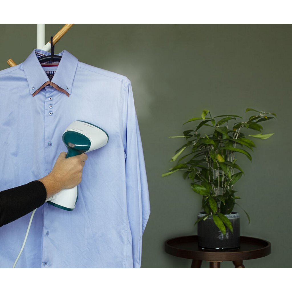 Parowiec do ubrań Tomado TSH1201W biały turkusowy