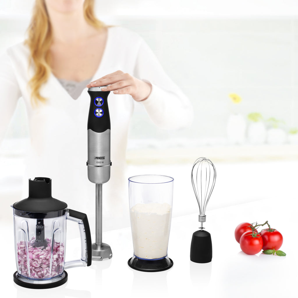 Princess 221221 hand blender set black stainless steel