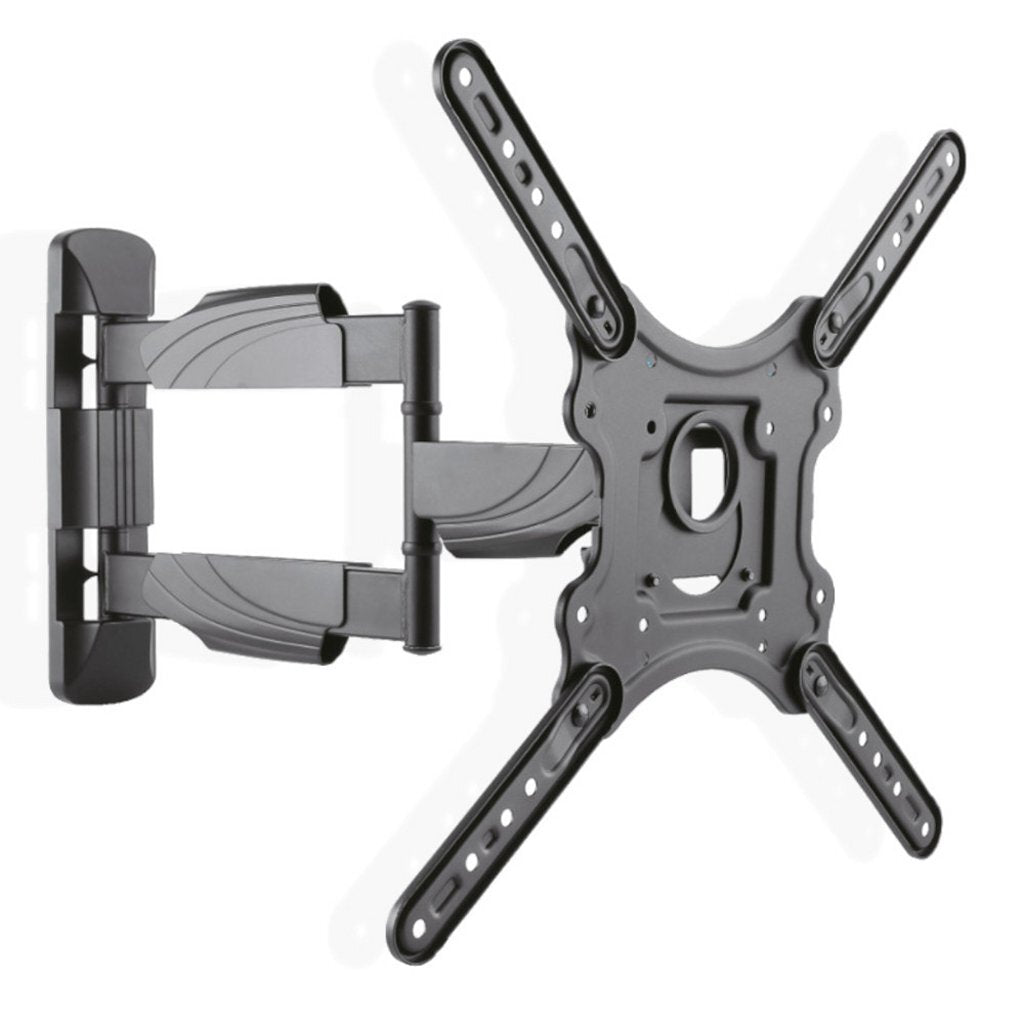 Cavus wme102 full motion единична стенна стойка за телевизор от 23-инчови екрани черни