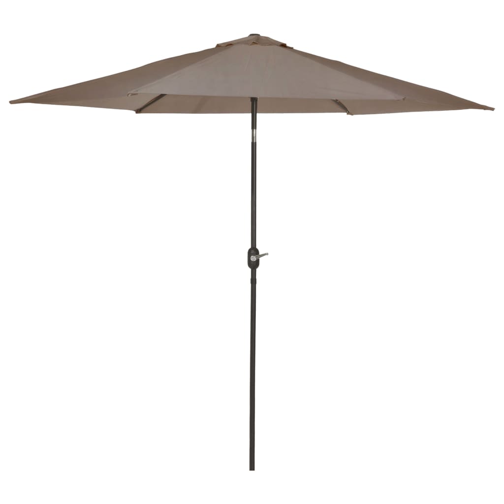 Madison Parasol Teneriffa runt 300 cm taupe