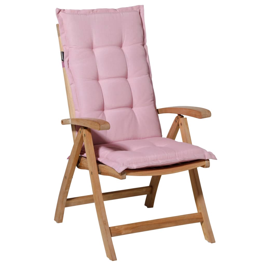 Madison high back chair cushion Panama 123x50 cm soft pink