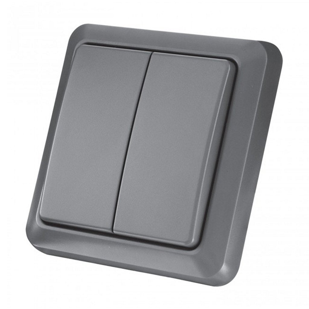 KlikAanKlikUit Lasc balla dúbailte gan sreang le haghaidh lasmuigh