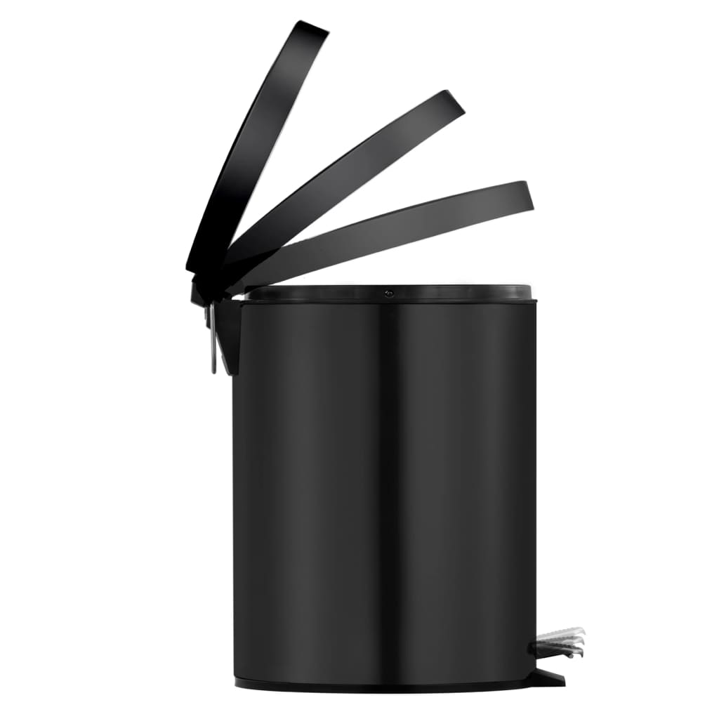 EKO EKO Pedal Bin 5 L Black