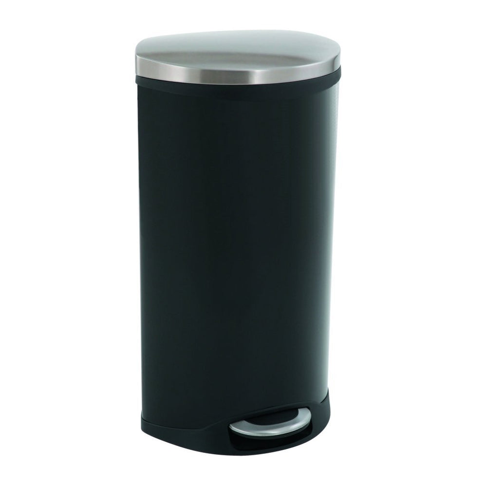 Eco shell pedal bin 30l black