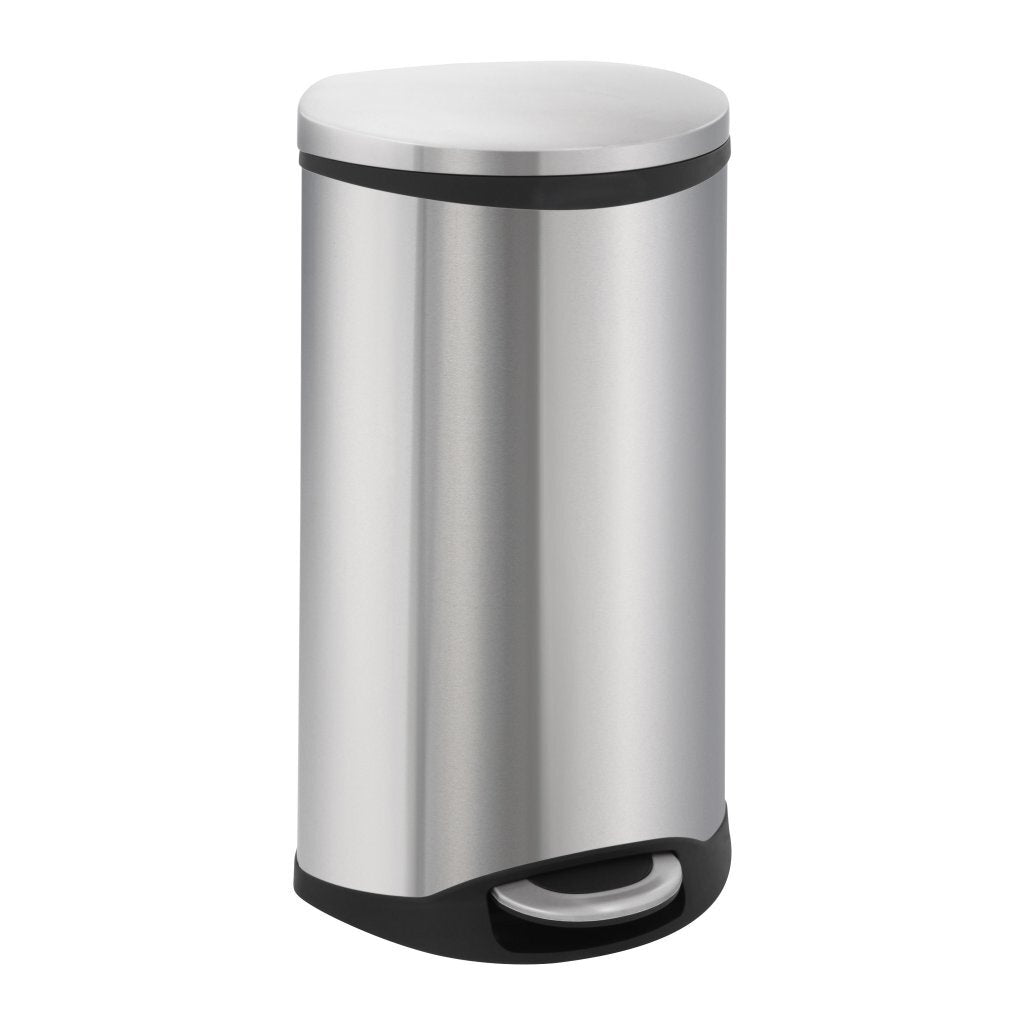 Eko eko shell bin pedal bin 30l matt stainless steel