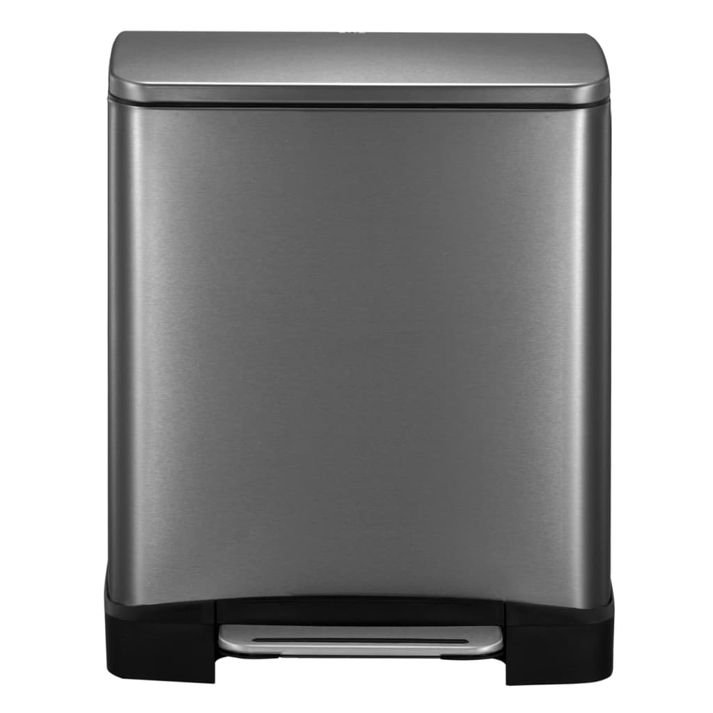 EKO EKO PEDAL BIN E-CUBE 28 L + 18 L de couleur en acier