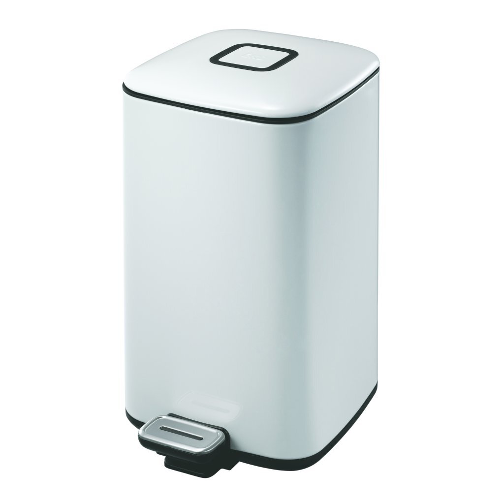 Eko rain pedal bin 12l white