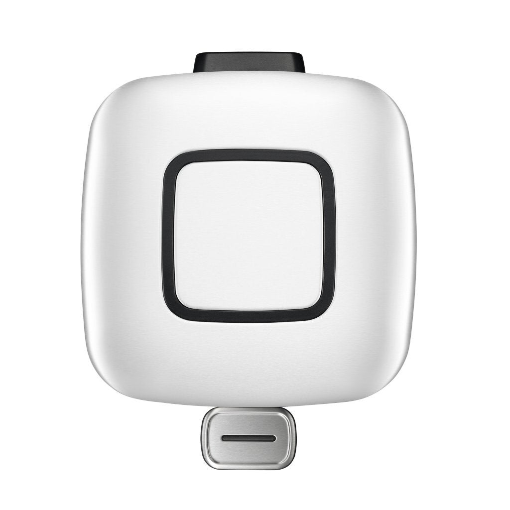 Eko rain pedal bin 12l white