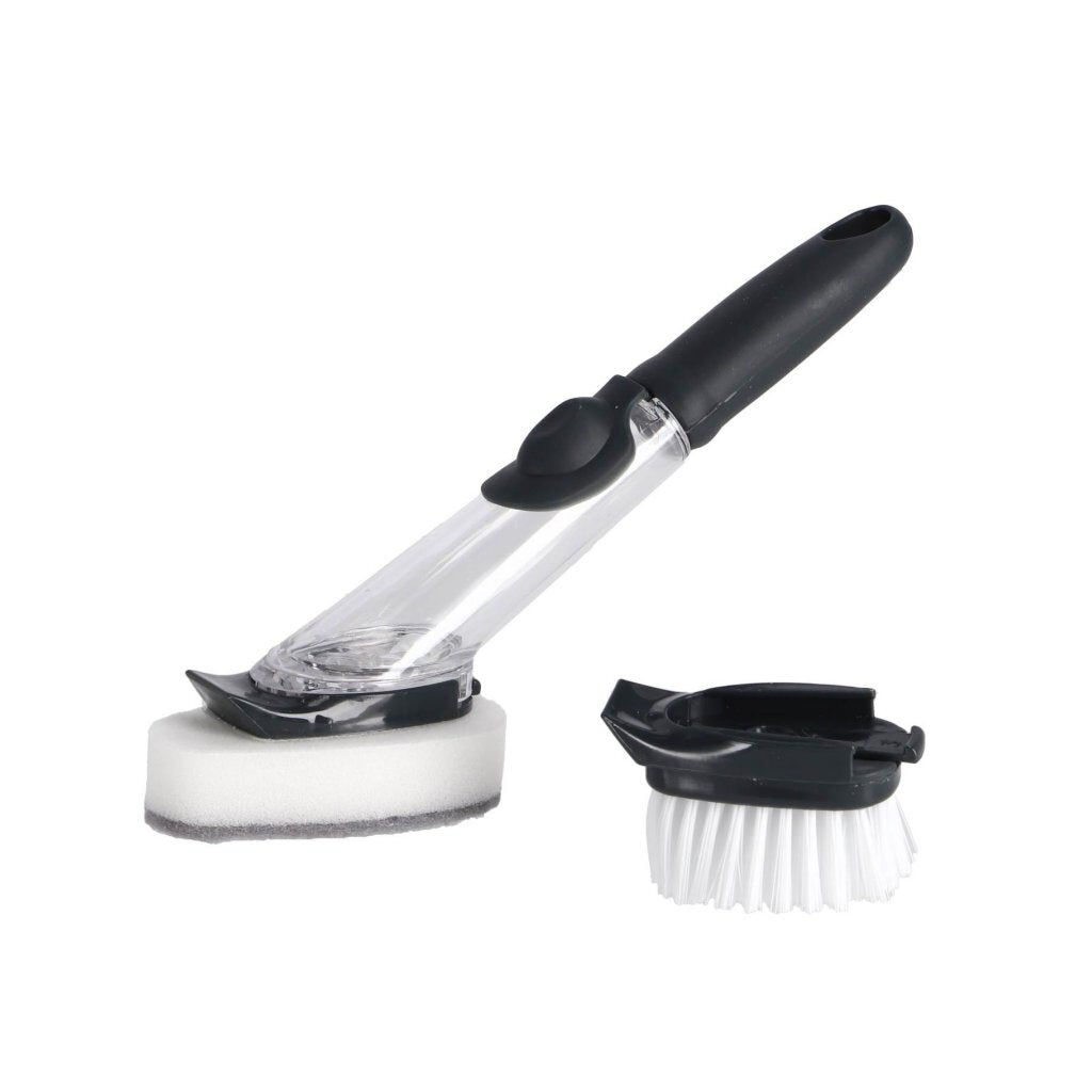 Geschirrspüste mit Spender und Schwamm