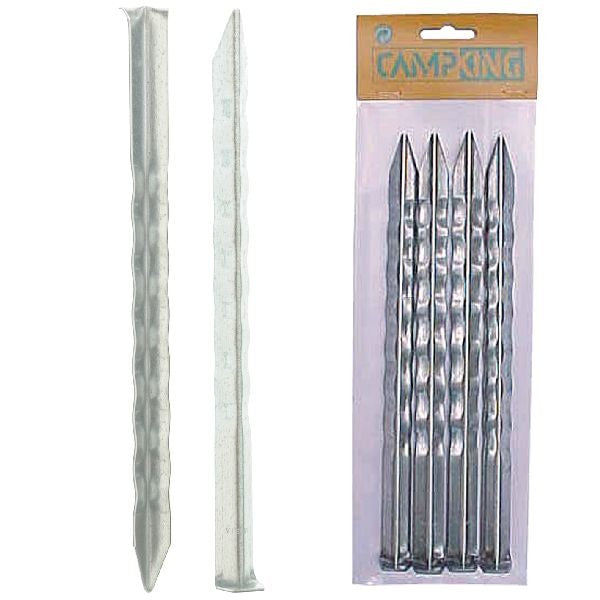 Camping camping 10x arenque dentado 24cm
