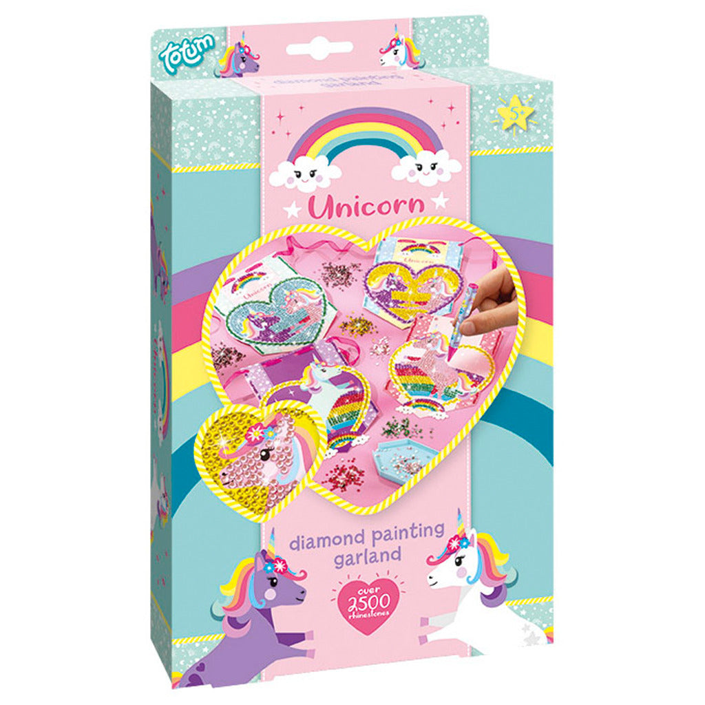 Totum Unicorn - Decorate your own Bunting with Diamonds
