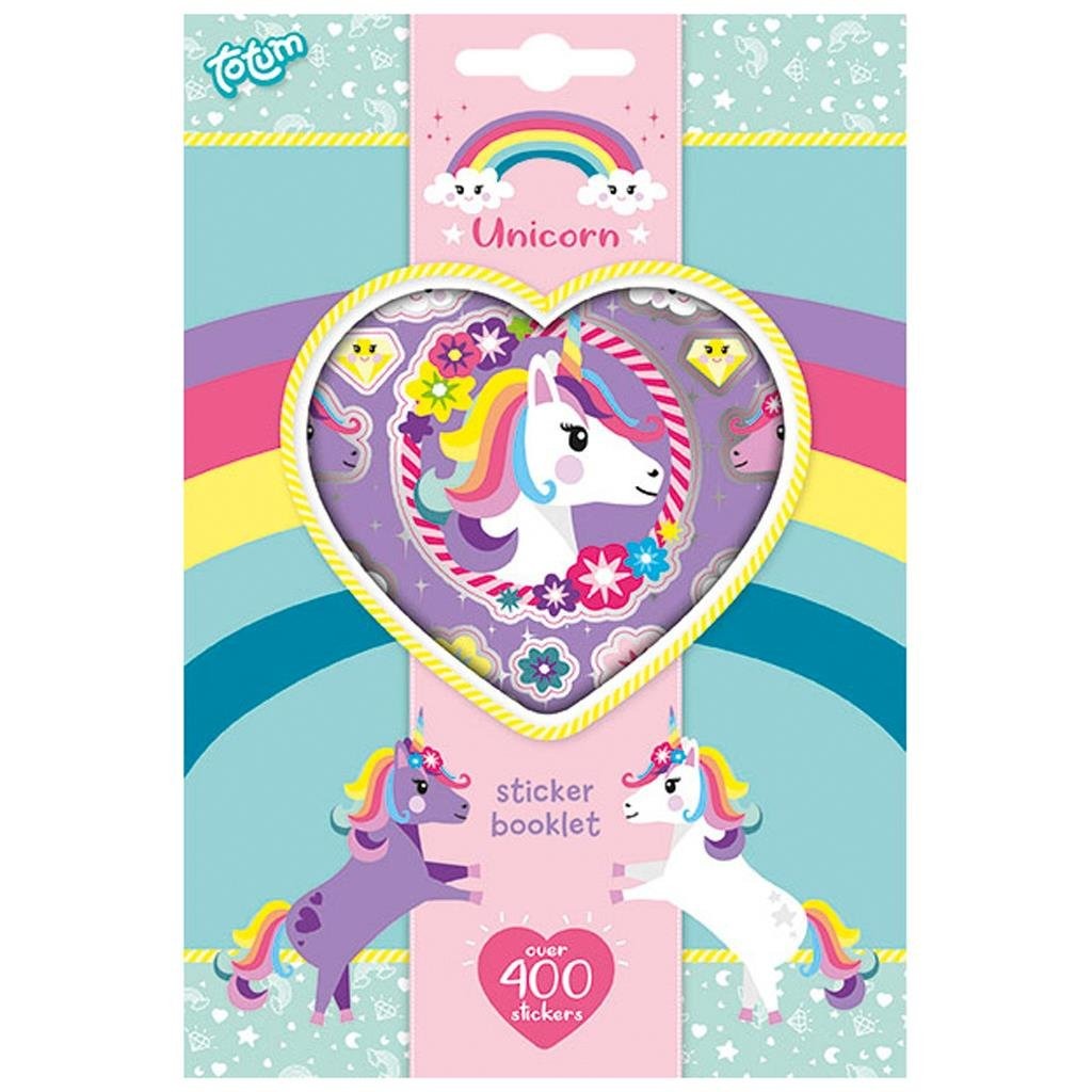 Totum unicorn sticker sheets, 4 pcs.