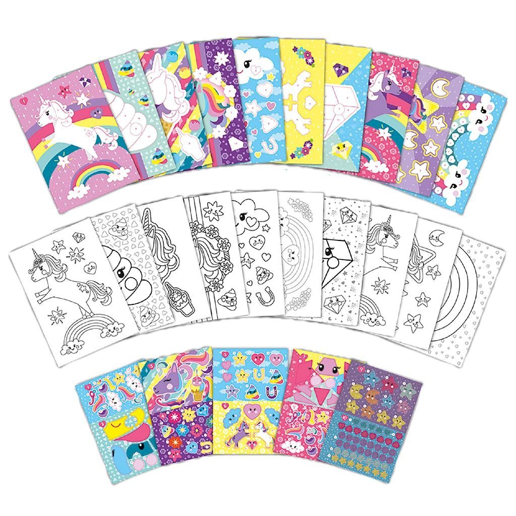 Totum Sticker Book Sticker by Number Unicorn