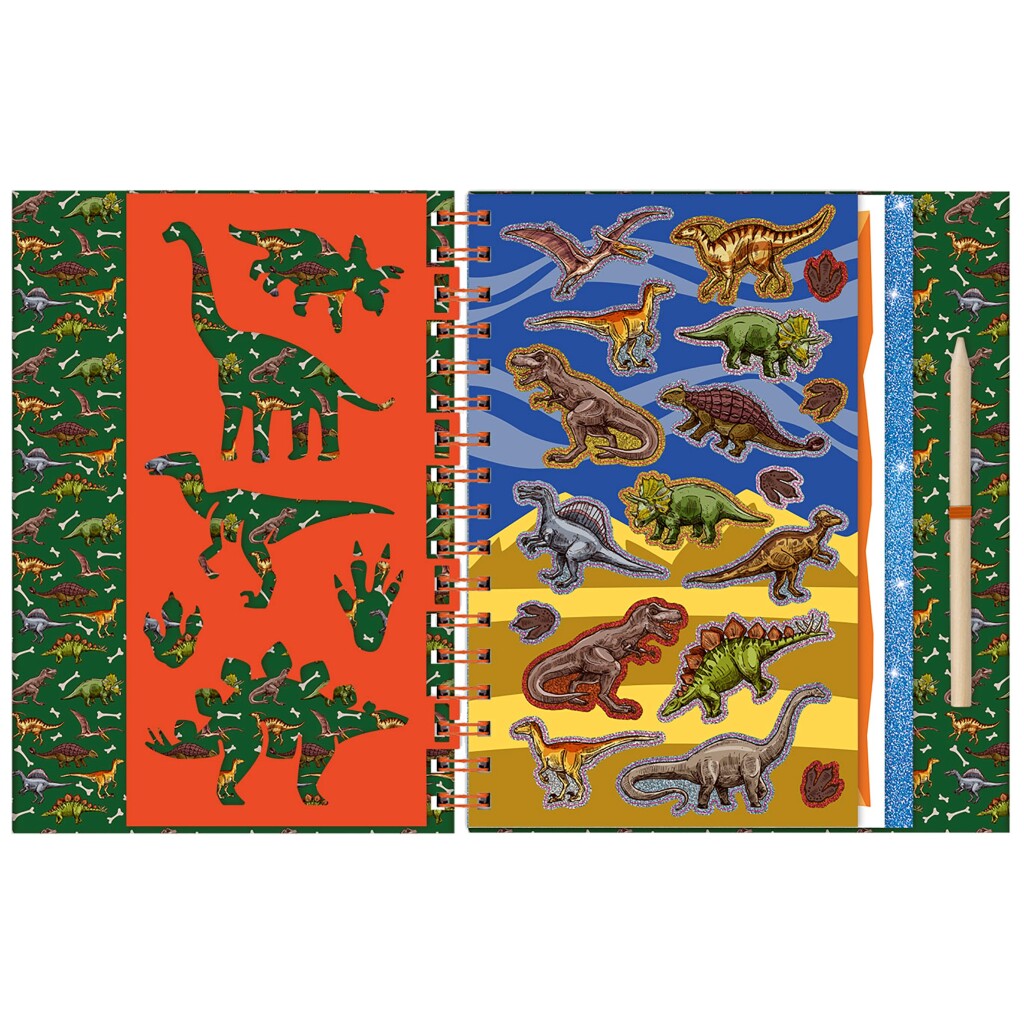 Totum Dino für immer - Scratch Book