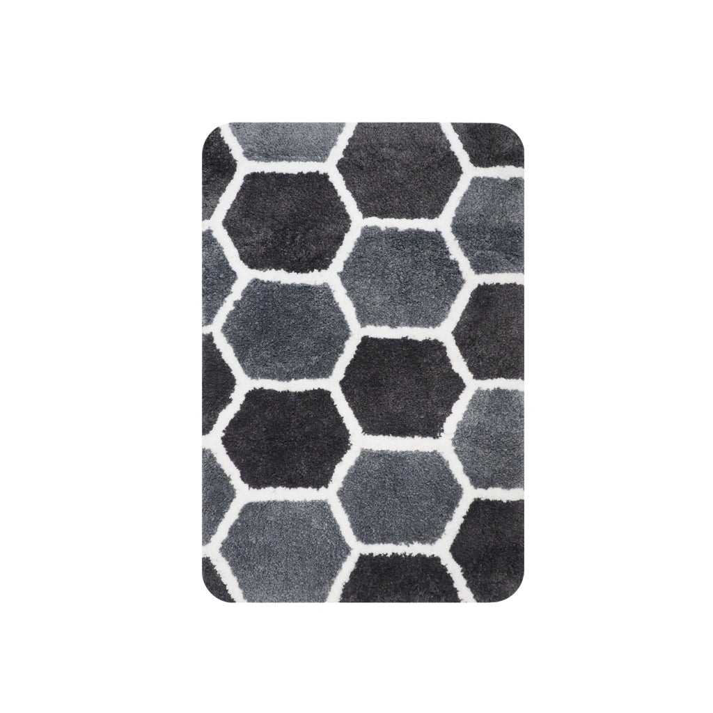 Dutch house rennes bath mat 60x90 cm gray