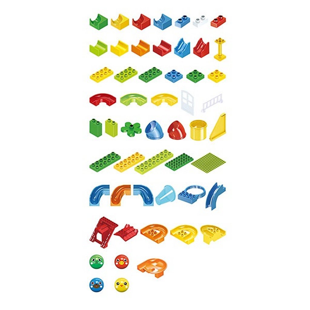 Toi-toys bloky stavební bloky mramorová dráha 133dílná