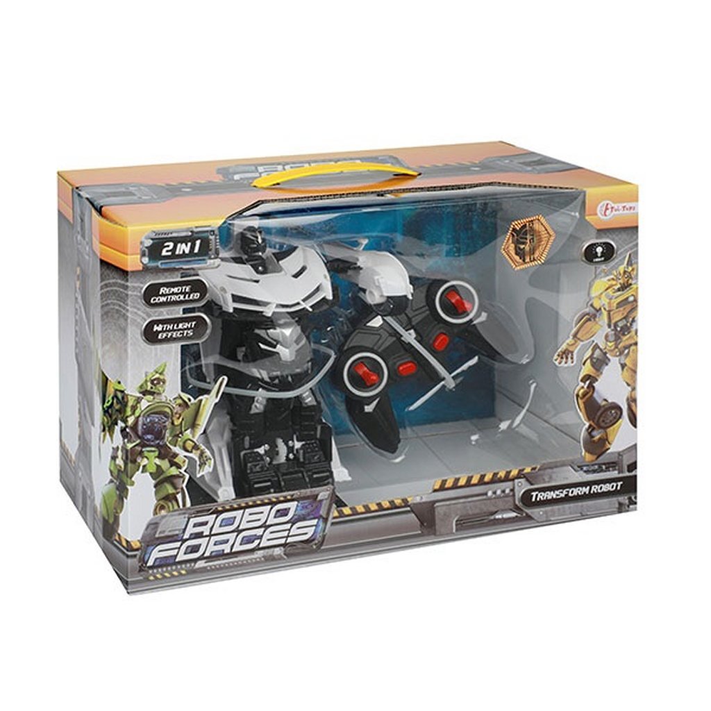 Roboforces RC Transform Voiture de Police + Lumière