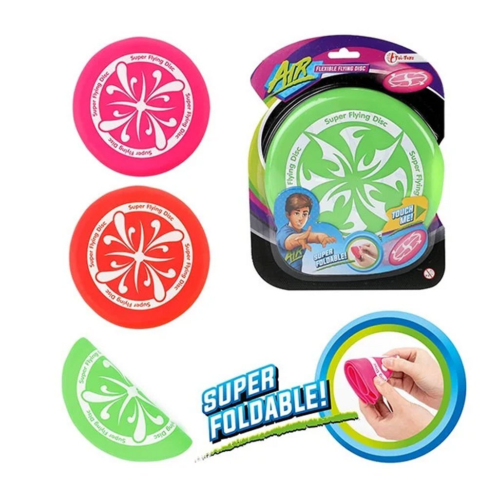 Toi-toys air super flexible rubber frisbee 17 cm various versions