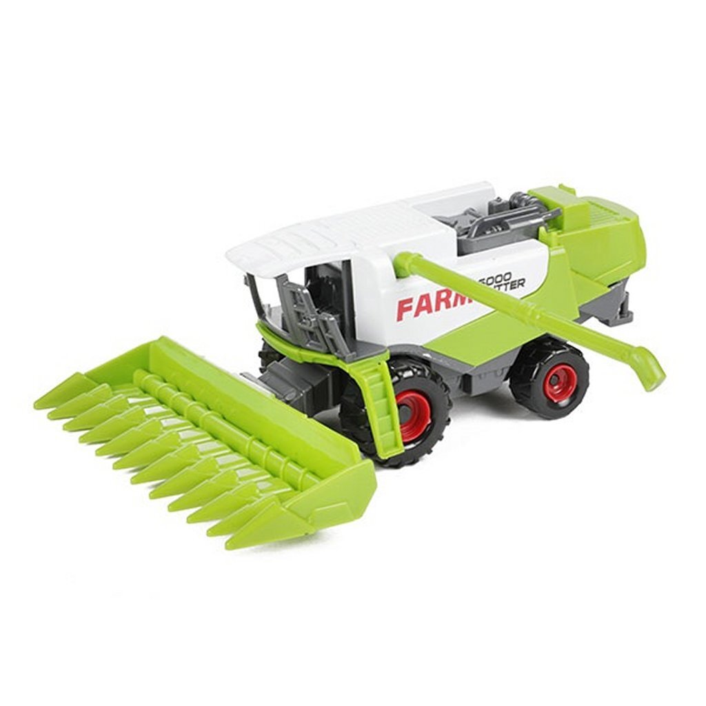 Metal Agricultural Machine with Trailer, 2 pcs.