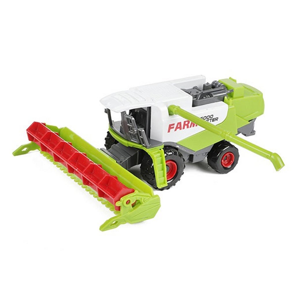 Metal Agricultural Machine with Trailer, 2 pcs.
