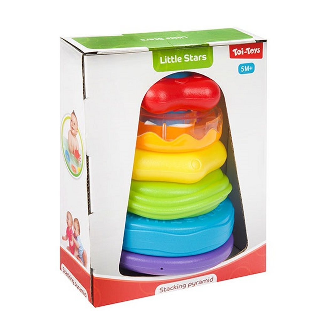 Little Stars stacking tower with rattle