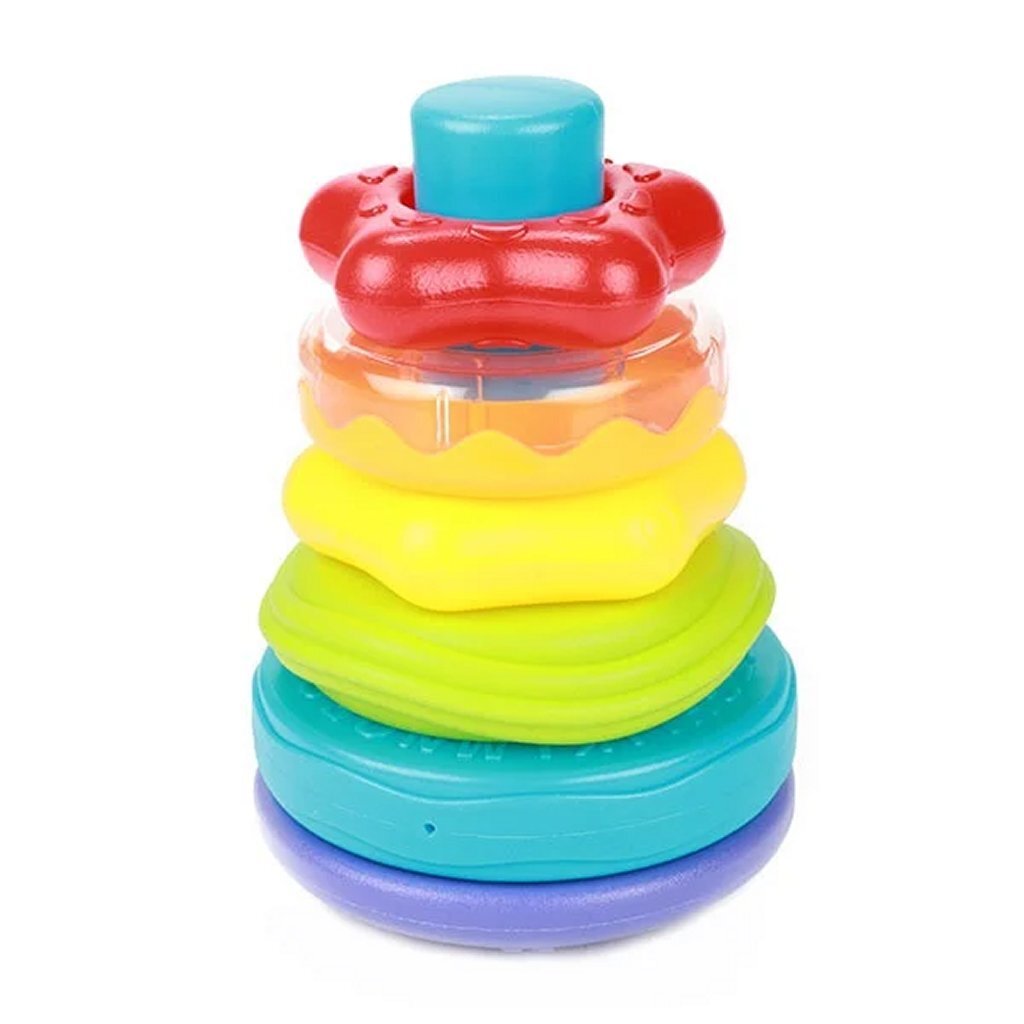 Little Stars stacking tower with rattle