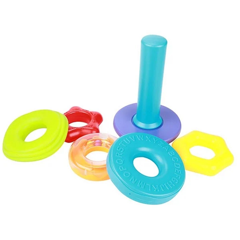 Little Stars stacking tower with rattle