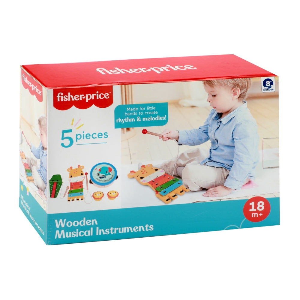 Fisher Price Holzmusikinstrumente Tiere