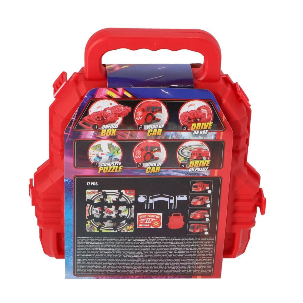 Toi-toys racing set in suitcase, various colours